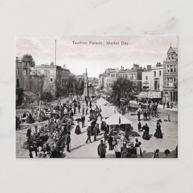 Old Postcard - Taunton, Somerset (Front)