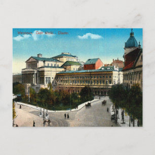 Old Postcard - Teatr Wielki, Warsaw, Poland