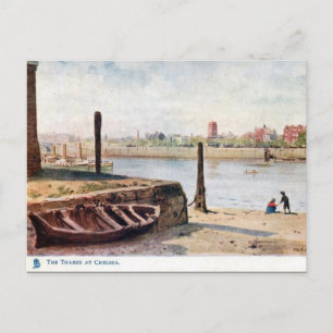 Old Postcard - Thames at Chelsea