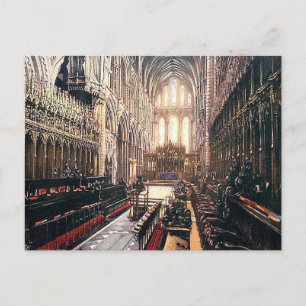 Old Postcard - The Choir, Ely Cathedral