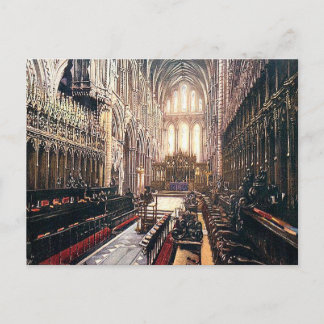 Old Postcard - The Choir, Ely Cathedral