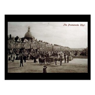 Old Postcard - The Promenade, Rhyl