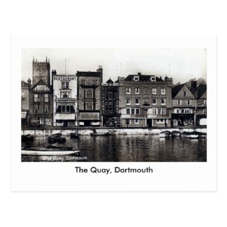 Old Postcard, The Quay, Dartmouth