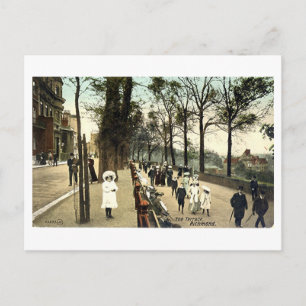 Old Postcard, The Terrace, Richmond Announcement Postcard
