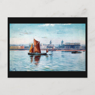 Old Postcard - The Thames at Greenwich.