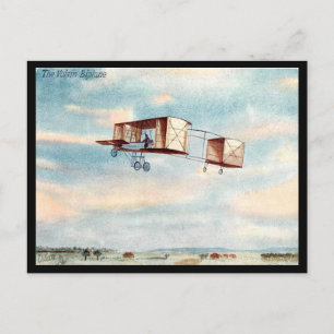 Old Postcard - The Voisin Biplane