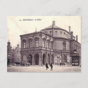 Old Postcard - Theatre, Dunkerque, Nord