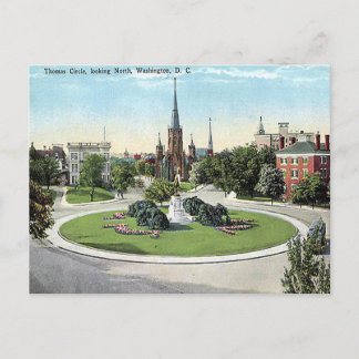 Old Postcard - Thomas Circle, Washington, DC