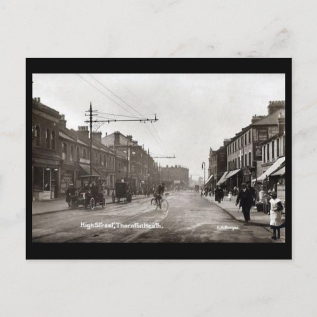 Old Postcard - Thornton Heath, London (Front)