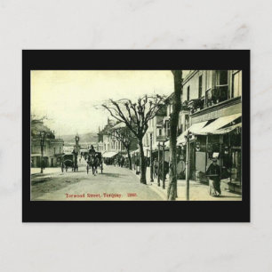 Old Postcard - Torwood St, Torquay