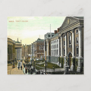 Old Postcard - Trinity College, Dublin