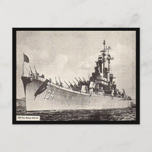 Old Postcard - USS Des Moines
