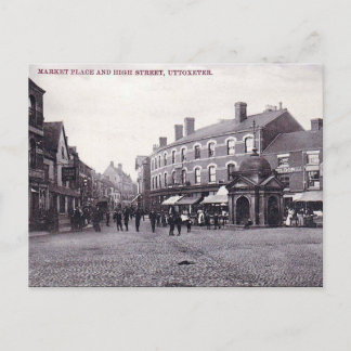 Old Postcard - Uttoxeter, Staffordshire