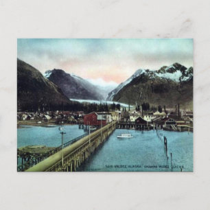 Old Postcard - Valdez, Alaska, USA