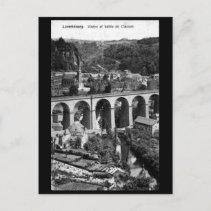 Old Postcard - Vallee de Clausen, Luxembourg
