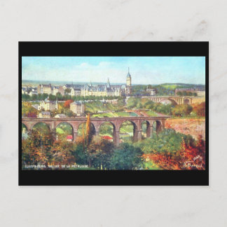 Old Postcard - Vallee de la Petrusse, Luxembourg