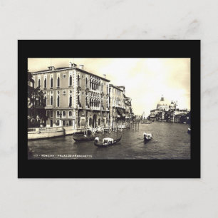 Old Postcard, Venice, Palazzo Franchetti Postcard