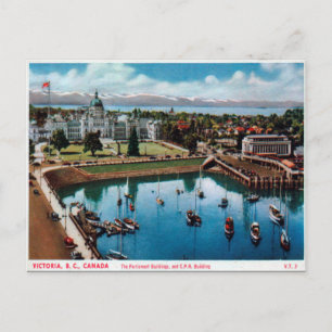 Old Postcard - Victoria, British Columbia, Canada