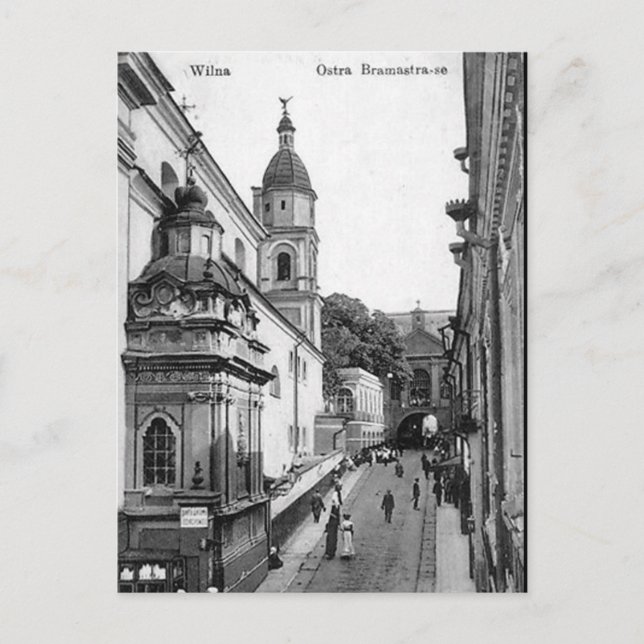 Old Postcard - Vilnius, Lithuania (Front)