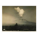 Old Postcard - Volcano Calbuco erupting