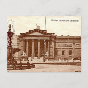 Old Postcard - Walker Art Gallery, Liverpool