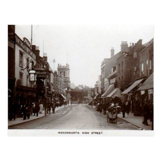 Old Postcard - Wandsworth High St, London