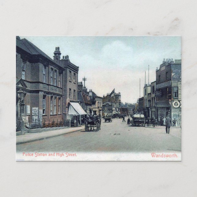 Old Postcard - Wandsworth, London (Front)