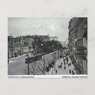 Old Postcard - Warsaw, Poland