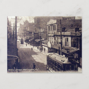 Old Postcard - Wellington, New Zealand
