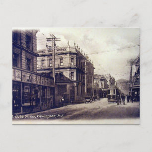 Old Postcard - Wellington, New Zealand