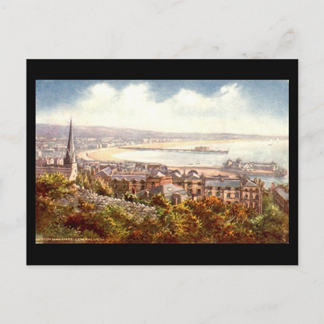 Old Postcard, Weston-super-Mare Postcard (Front)