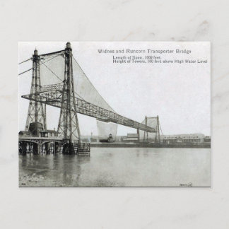 Old Postcard - Widnes & Runcorn Transporter Bridge