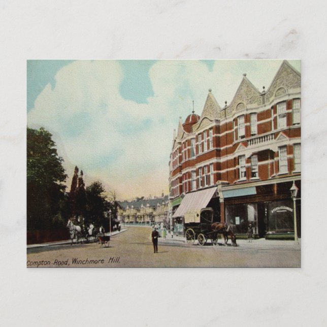 Old Postcard - Winchmore Hill, London (Front)