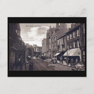 Old Postcard - Wind Street, Swansea