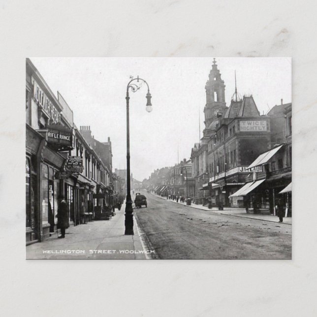 Old Postcard - Woolwich, London (Front)