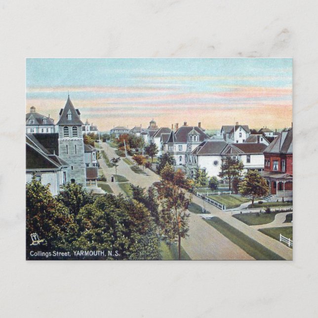 Old Postcard - Yarmouth, Nova Scotia (Front)