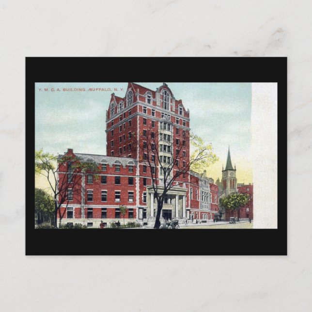 Old Postcard - YMCA, Buffalo, NY (Front)