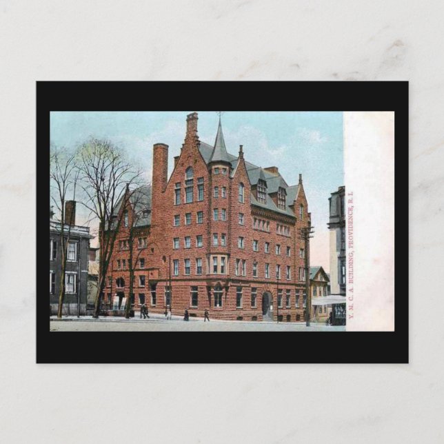 Old Postcard - YMCA, Providence RI (Front)