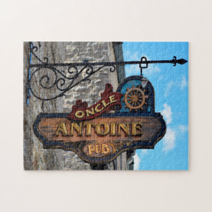 Old Pub Signs Quebec Canada. Jigsaw Puzzle