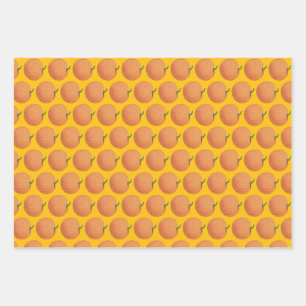 Old Pumpkin Wrapping Paper Sheet