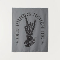 Old Punks Never Die Skeleton Rock On Gothic