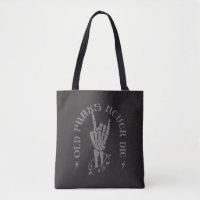 Old Punks Never Die Skeleton Rock On Gothic 