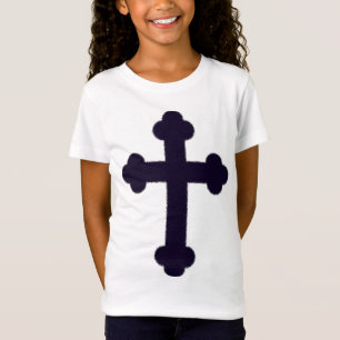 Old purple christian cross T-Shirt