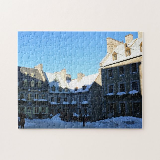 Old Quebec City, Quebec, Canada Jigsaw Puzzle (Horizontal)