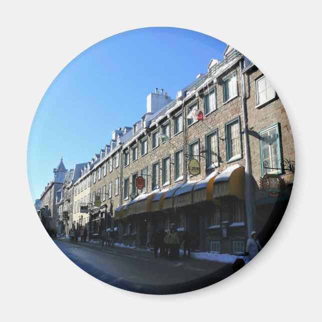 Old Quebec City, Quebec, Canada Magnet (Front)