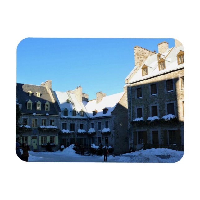 Old Quebec City, Quebec, Canada Magnet (Horizontal)