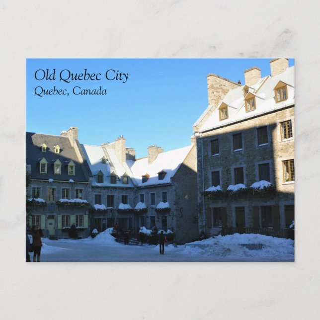 Old Quebec City, Quebec, Canada Postcard (Front)