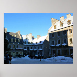 Old Quebec City, Quebec, Canada Poster