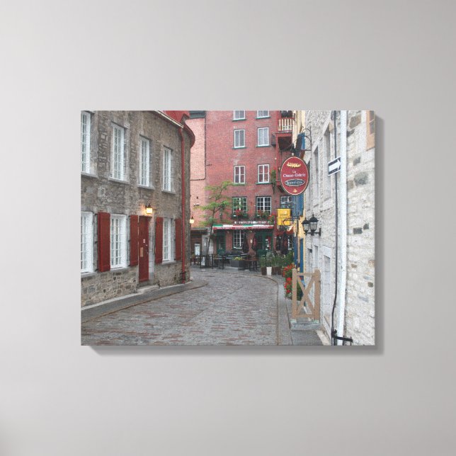 Old Quebec - Colour Canvas Print (Front)