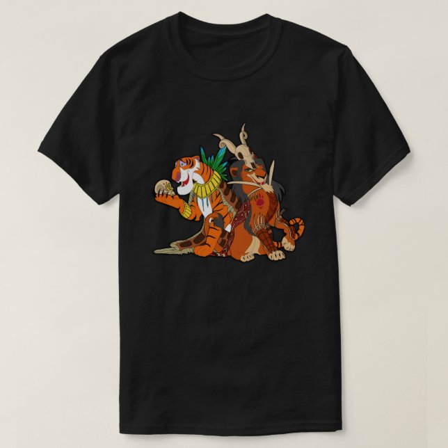 Old Queens of the Past - Scar and Shere Khan .png T-Shirt (Design Front)